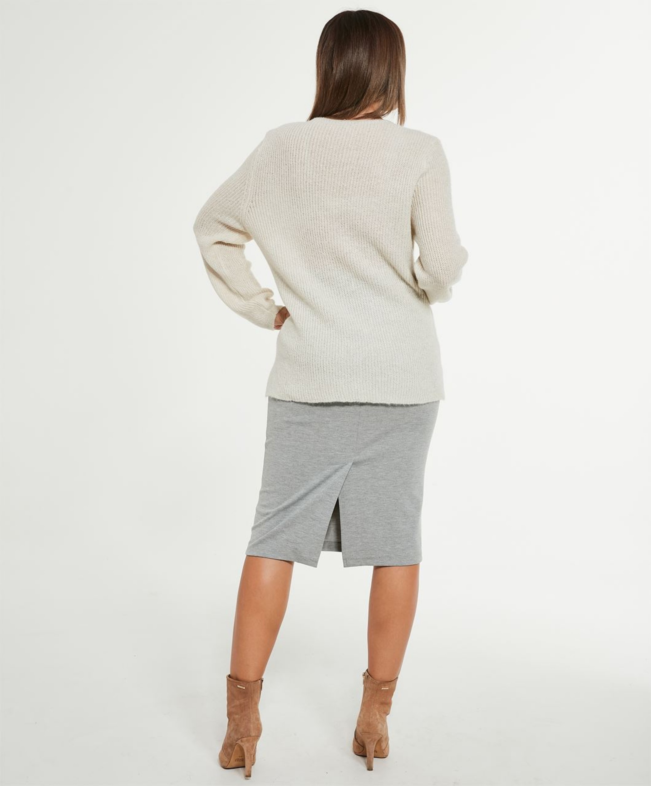 Obrazek Pulower damski 9213011 (ecru)