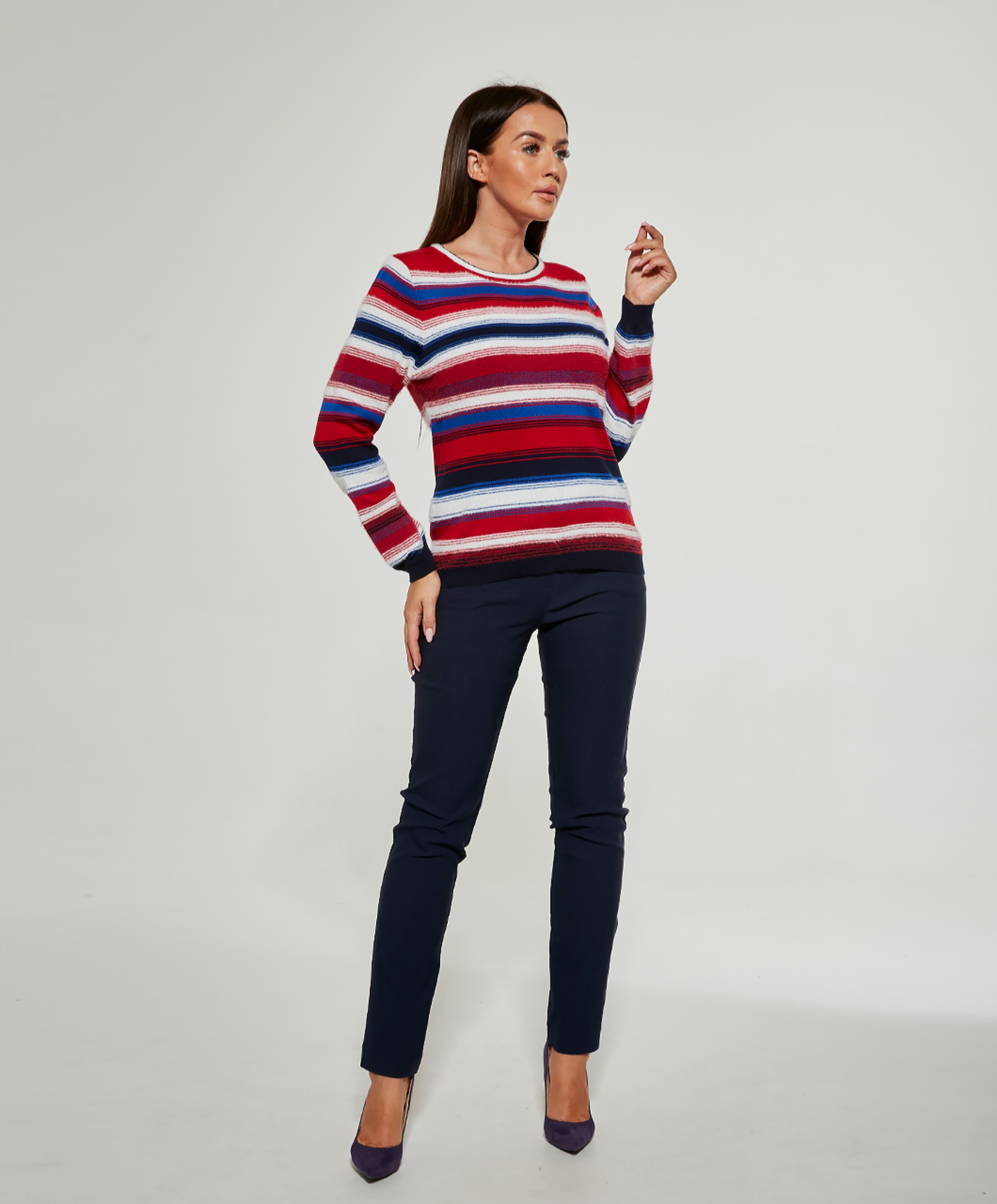 Obrazek Bluzka damska 9214221 (granat)