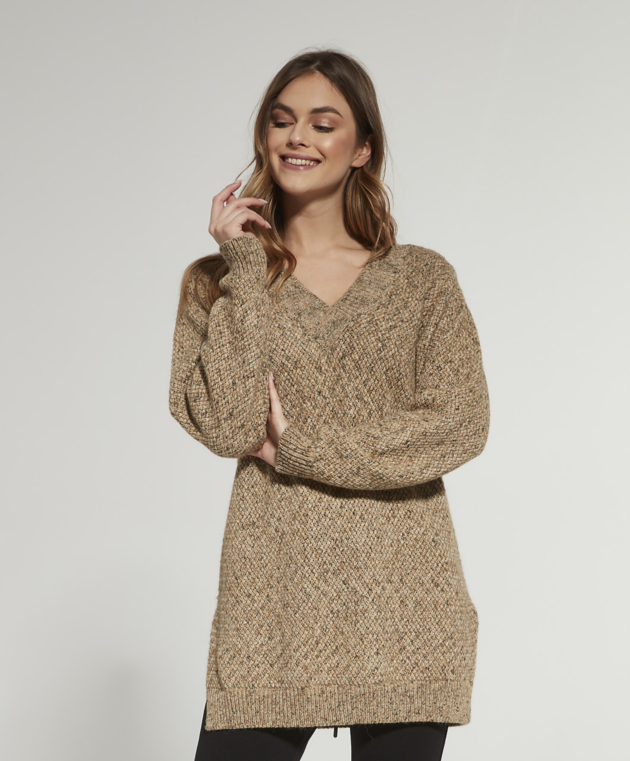 Obrazek Tunika damska 2214642 (ciemny  beż)