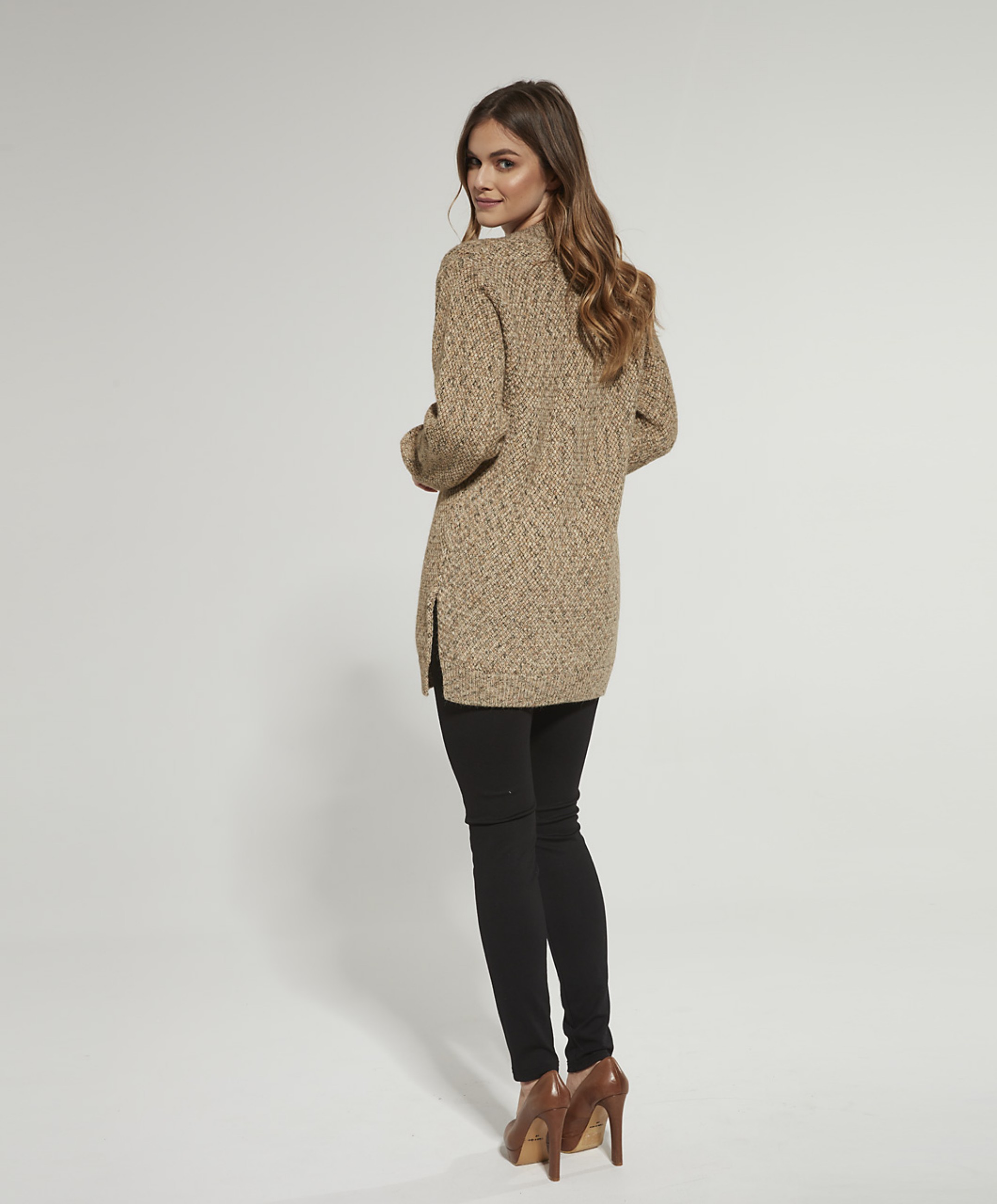 Obrazek Tunika damska 2214642 (ciemny  beż)