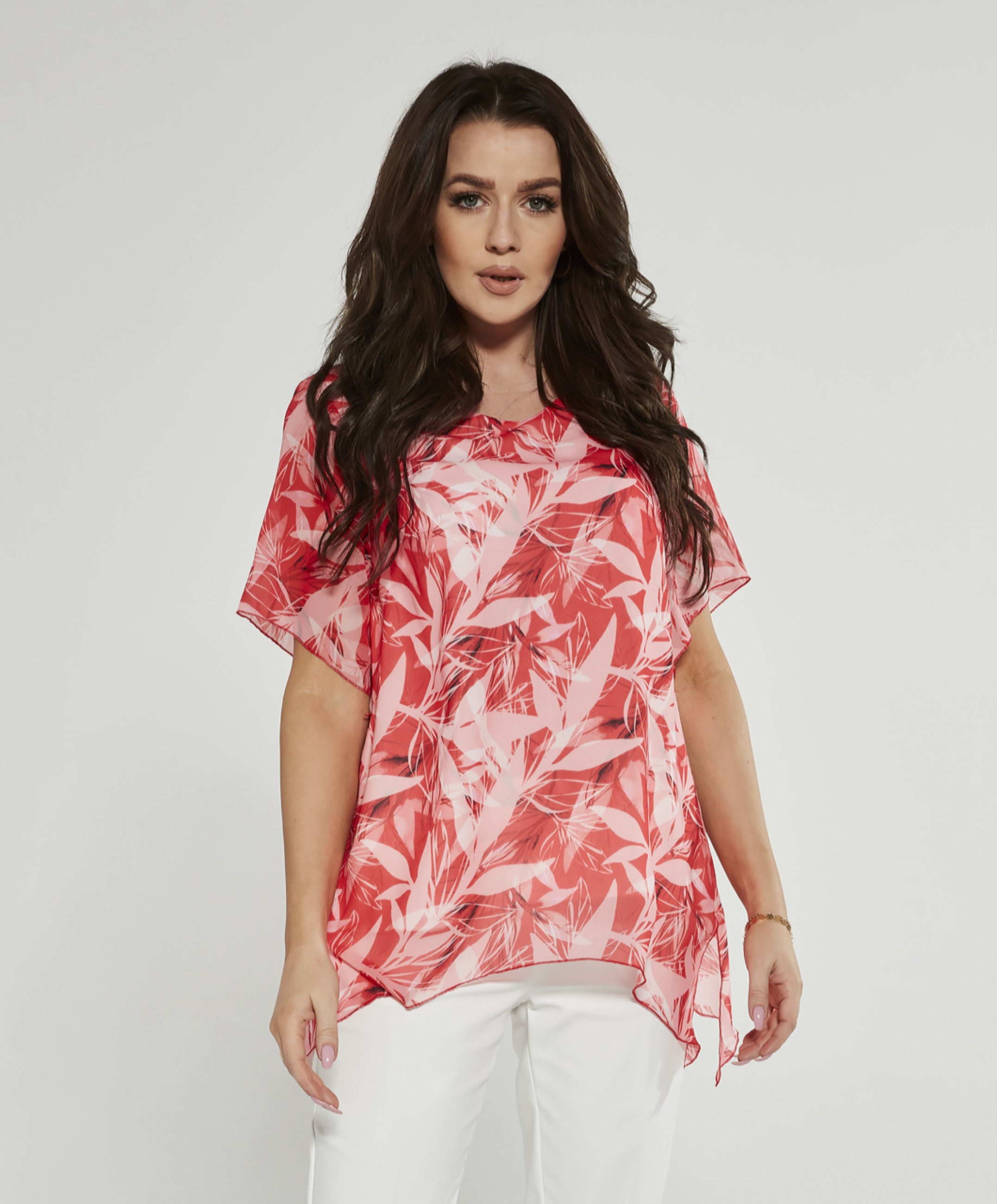 Obrazek Tunika damska 9214141 (czerwony)